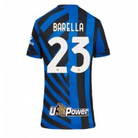 Fotballdrakt Dame Inter Milan Nicolo Barella #23 Hjemmedrakt 2024-25 Kortermet